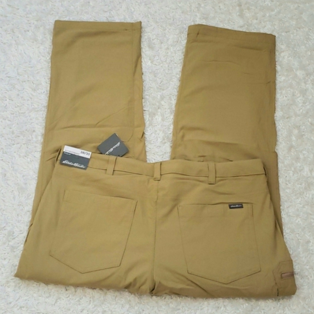 Eddie Bauer Pro Lined Outdoor Rain Wind Resistant Sun Protection Cargo Pants